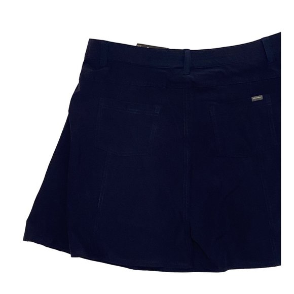 Eddie Bauer Women's Size 14 Flexion Tavex Navy Blue Skort Waist 36" NWT - Picture 5 of 11